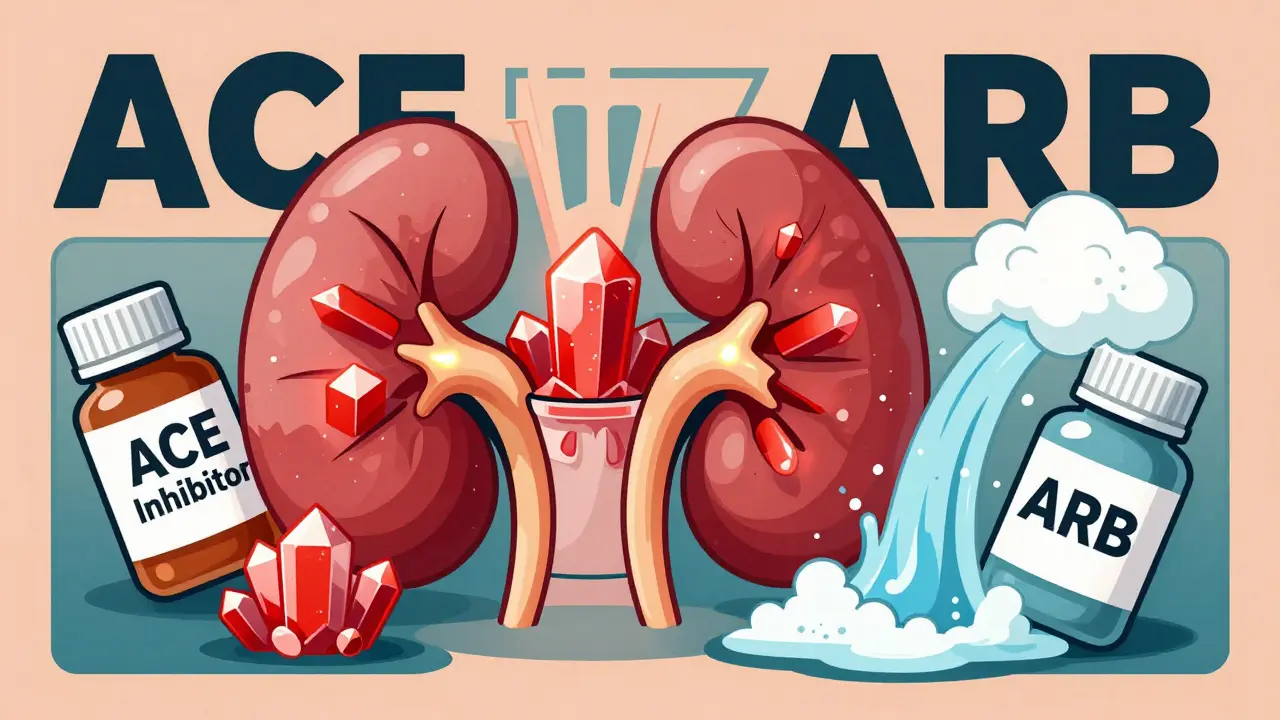 Diabetic Nephropathy: How ACE Inhibitors, ARBs, and Protein Control Protect Your Kidneys