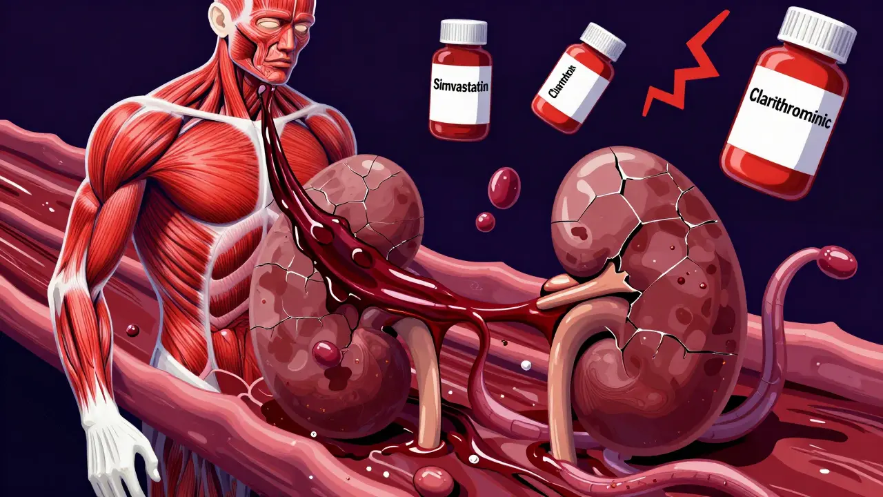 Rhabdomyolysis from Medication Interactions: What You Need to Know About Muscle Breakdown Emergencies